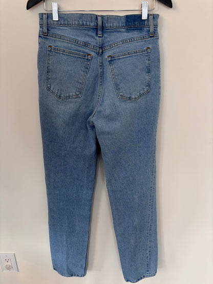 A&F 90s Straight Ultra High Rise Jeans (distressed) | Sz 29 (J57L9)