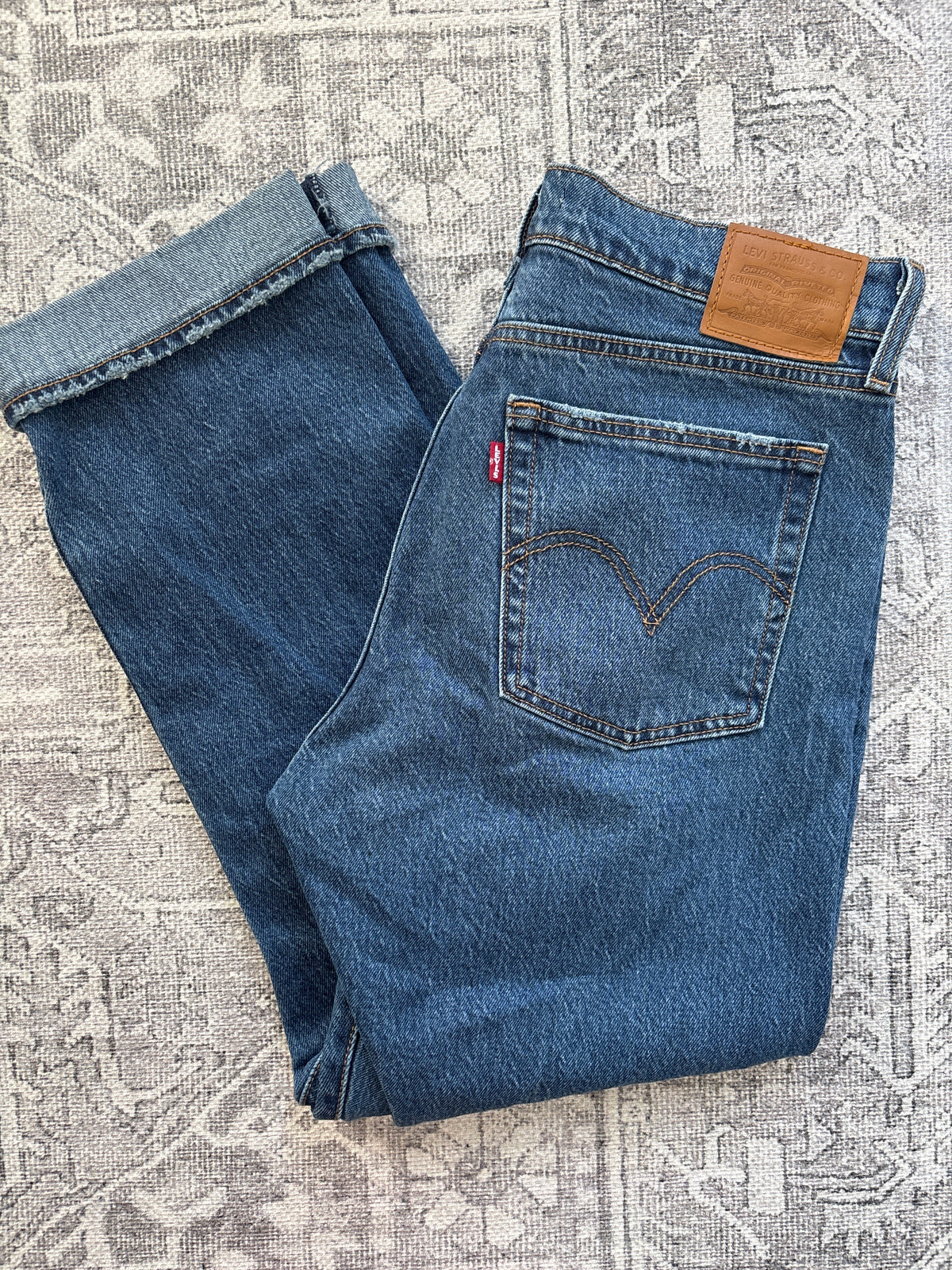 Levi's Wedgie Straight Ankle Jeans | Sz 30 (1% elastane, fits 28/29)