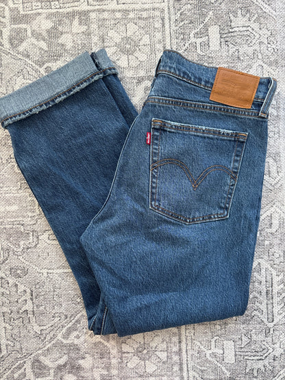 Levi's Wedgie Straight Ankle Jeans | Sz 30 (1% elastane, fits 28/29)