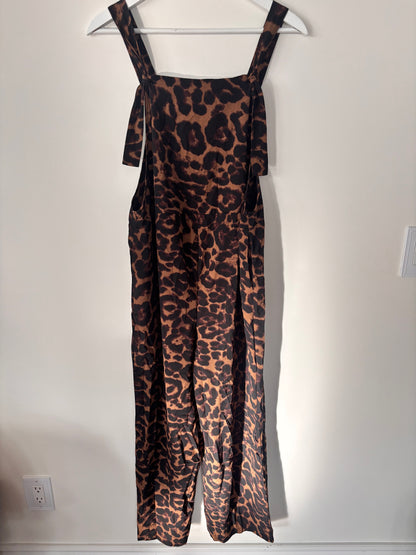 No Brand Lightweight Leopard Overalls | Sz Medium