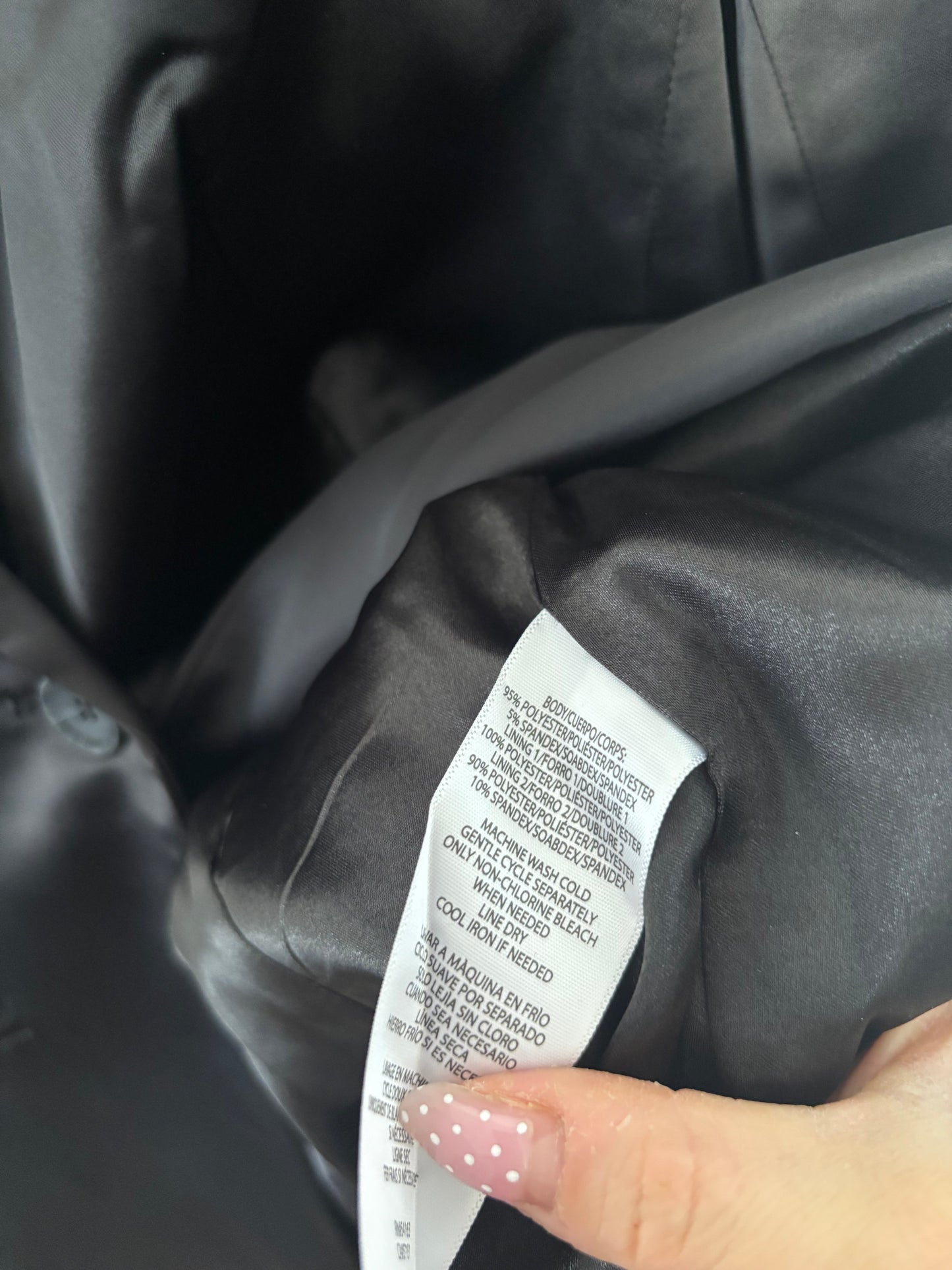 Calvin Klein Satin Blazer | XS (D039K6)