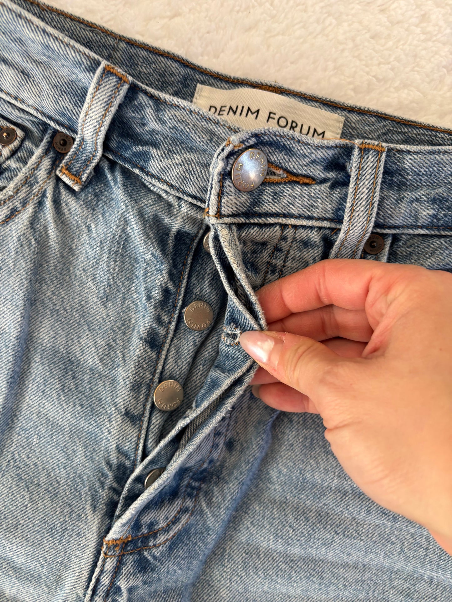 Denim Forum Claudia High Rise Baggy Denim | 26 (loose fitting, could fit sz 27)