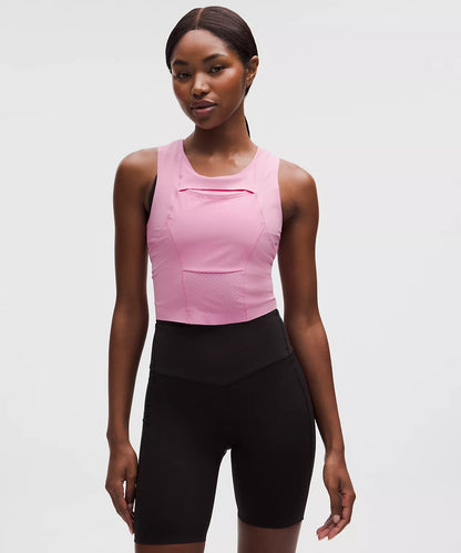 lululemon Go Further Ice Storage Tank Top Pink NWT | Sz 4