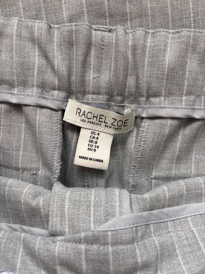 Rachel Zoe Soft Pinstripe Grey Pants | Sz 4