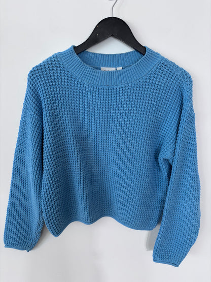Saint Tropez Cotton Knit Crewneck | Sz XS (fits generous)