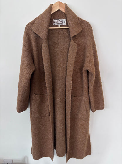 Pink Martini Brown Soft Jacket | Sz Small (fits medium or bigger, is oversized)