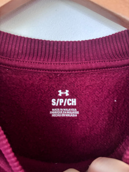 Under Armour Rival Cotton Rich Fleece Oversized Sweatshirt | Sz Small