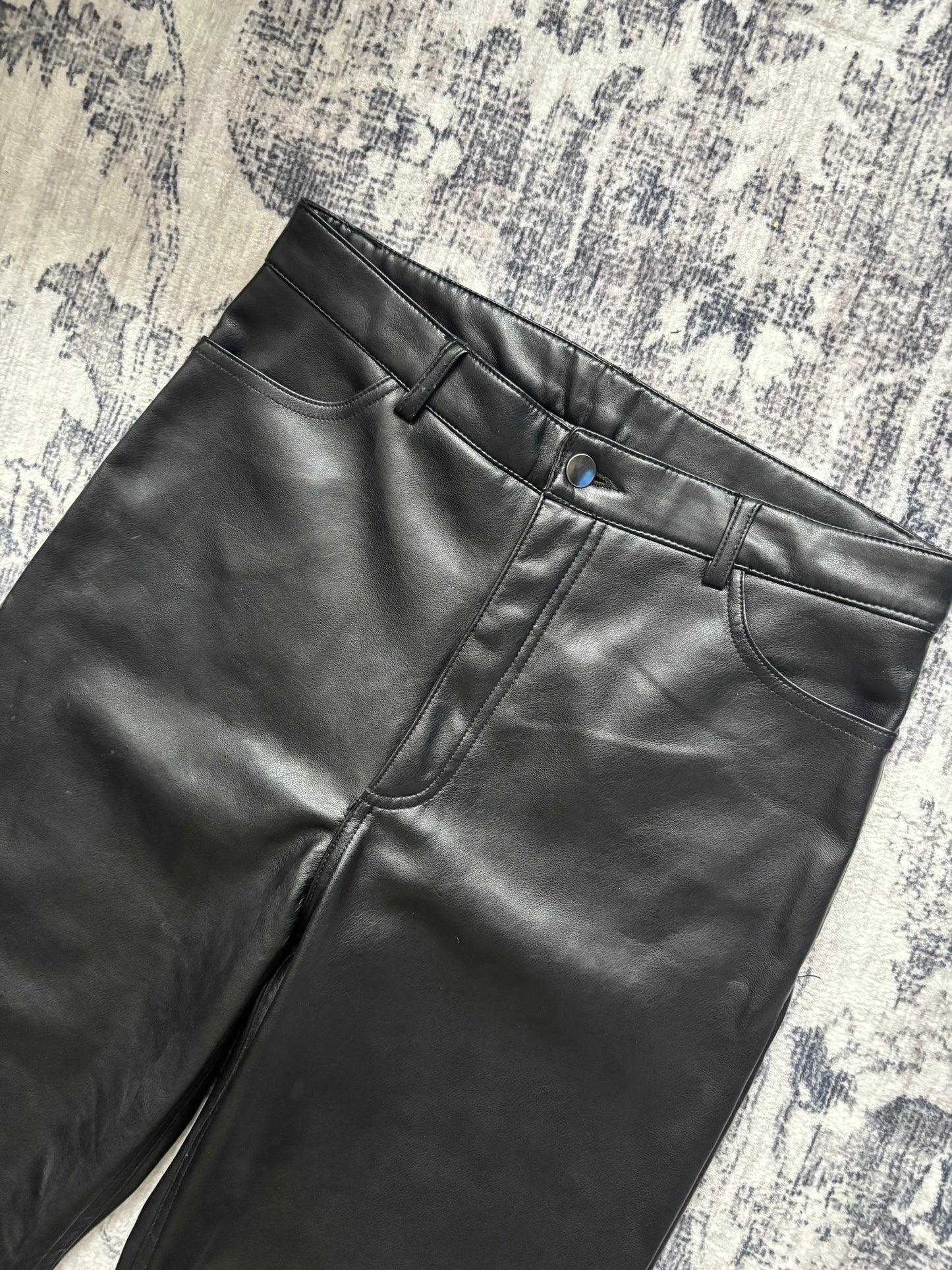 Dynamite Justina Faux Leather Pants | Sz 10 (N193C8)