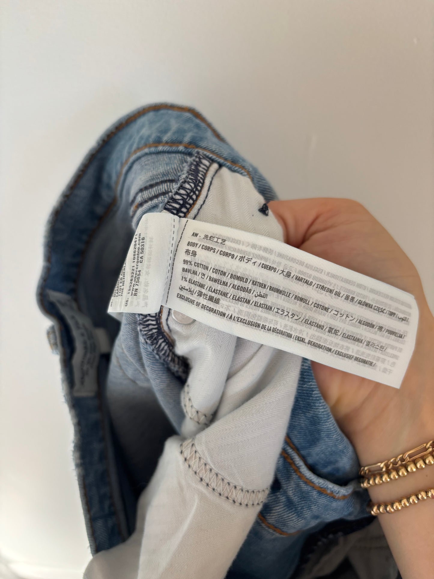 Abercrombie 90s Slim Straight Curve Love Denim | 29