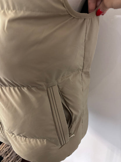 No Brand Beige/Tan Puffer Vest | Sz Small