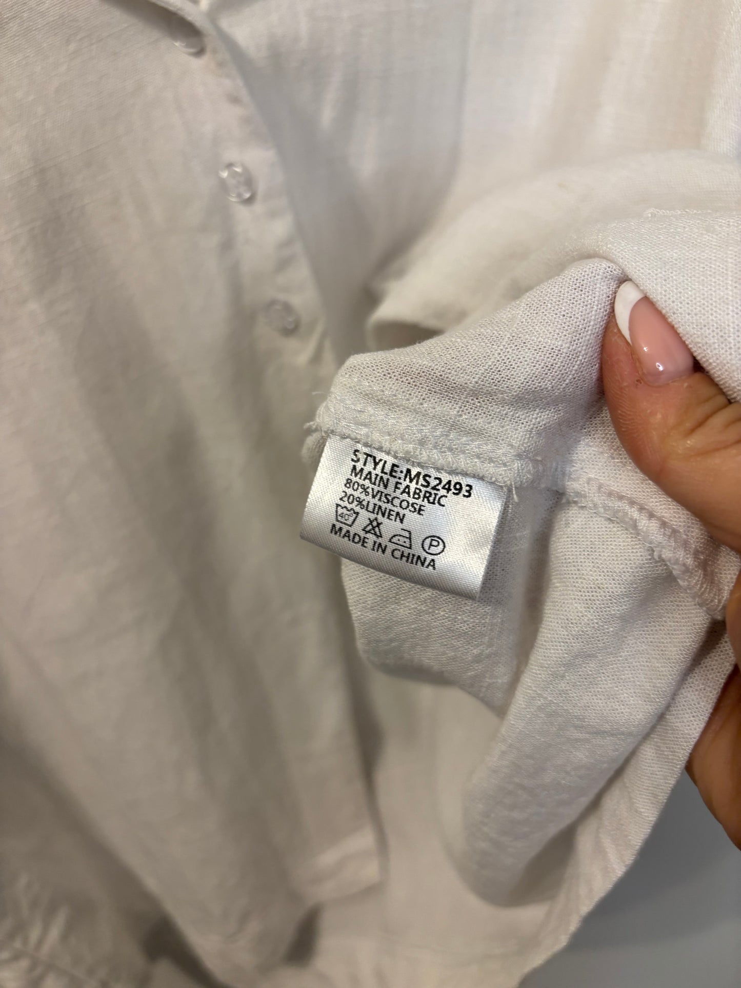 Madison the Label Linen Blend Top | Small