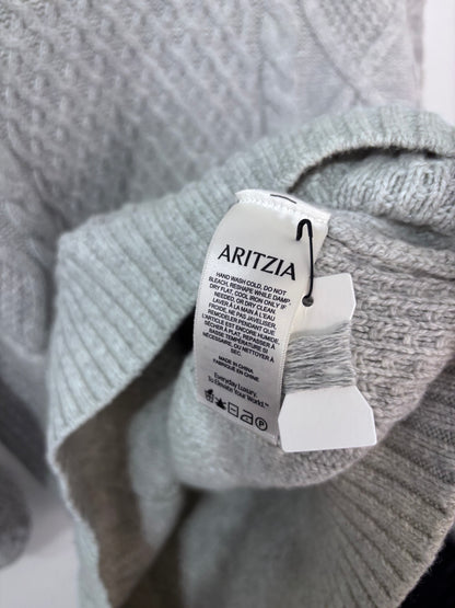 Sunday Best Grey Peggy Knit Sweater | Sz Small (Oversized)