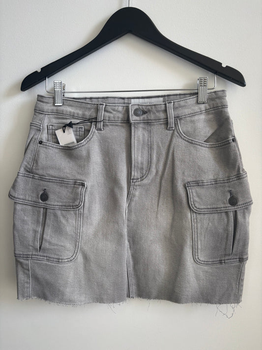 NWT Noisy May Grey Wash Denim Skirt | Medium