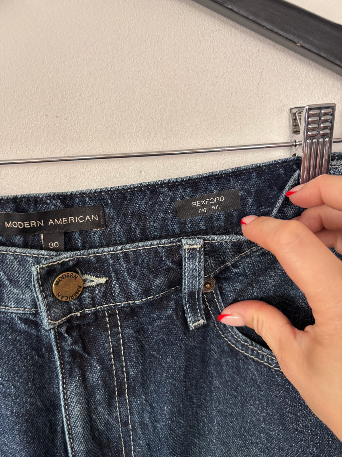 Modern American Rexford High Rise 32" Inseam Jeans | Sz 30 (NWT)