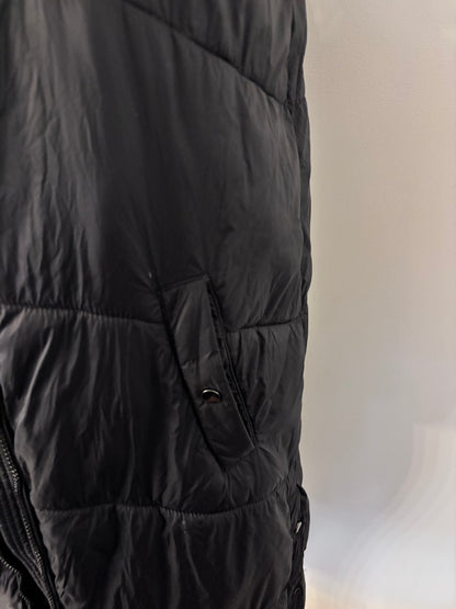 Vero Moda Long Black Puffer Vest | Sz Medium (M1)