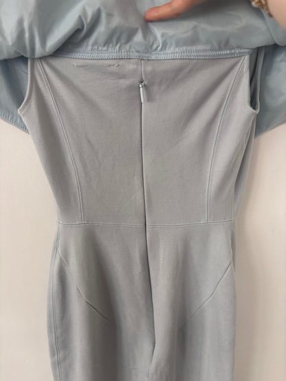 * CS Wilfred Off Shoulder Pale Blue Dress | Sz XXS (00)(M128A22)