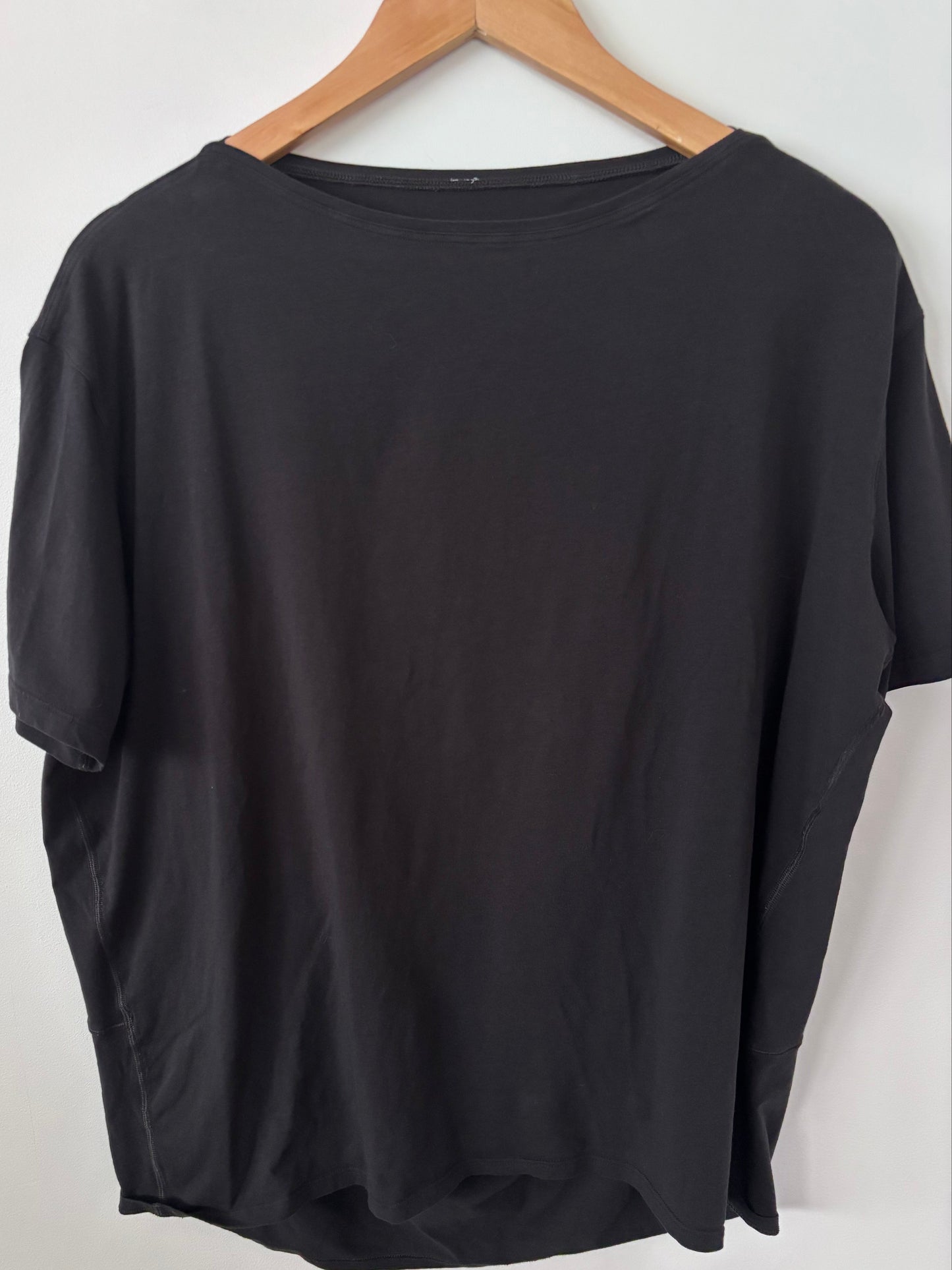 Lululemon Back In Action Organic Cotton T-Shirt | Sz Large Approx