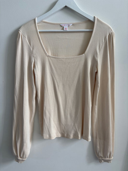 Jillian Harris X Joe Fresh Square Neck Shirt | Large