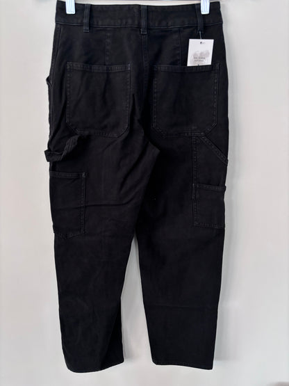 Aritzia Wilfred Free Black Brennan Utility Pants | Sz 2 (flaw)(AW8)