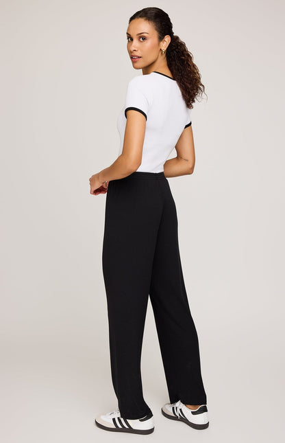 Gentle Fawn Greer Ribbed Black Pants | Sz Medium