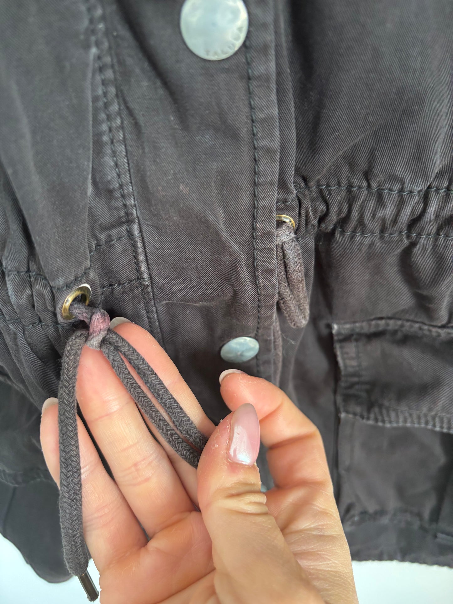 Talula / Aritzia Trooper Black Jacket | XXS (oversized, flaws)