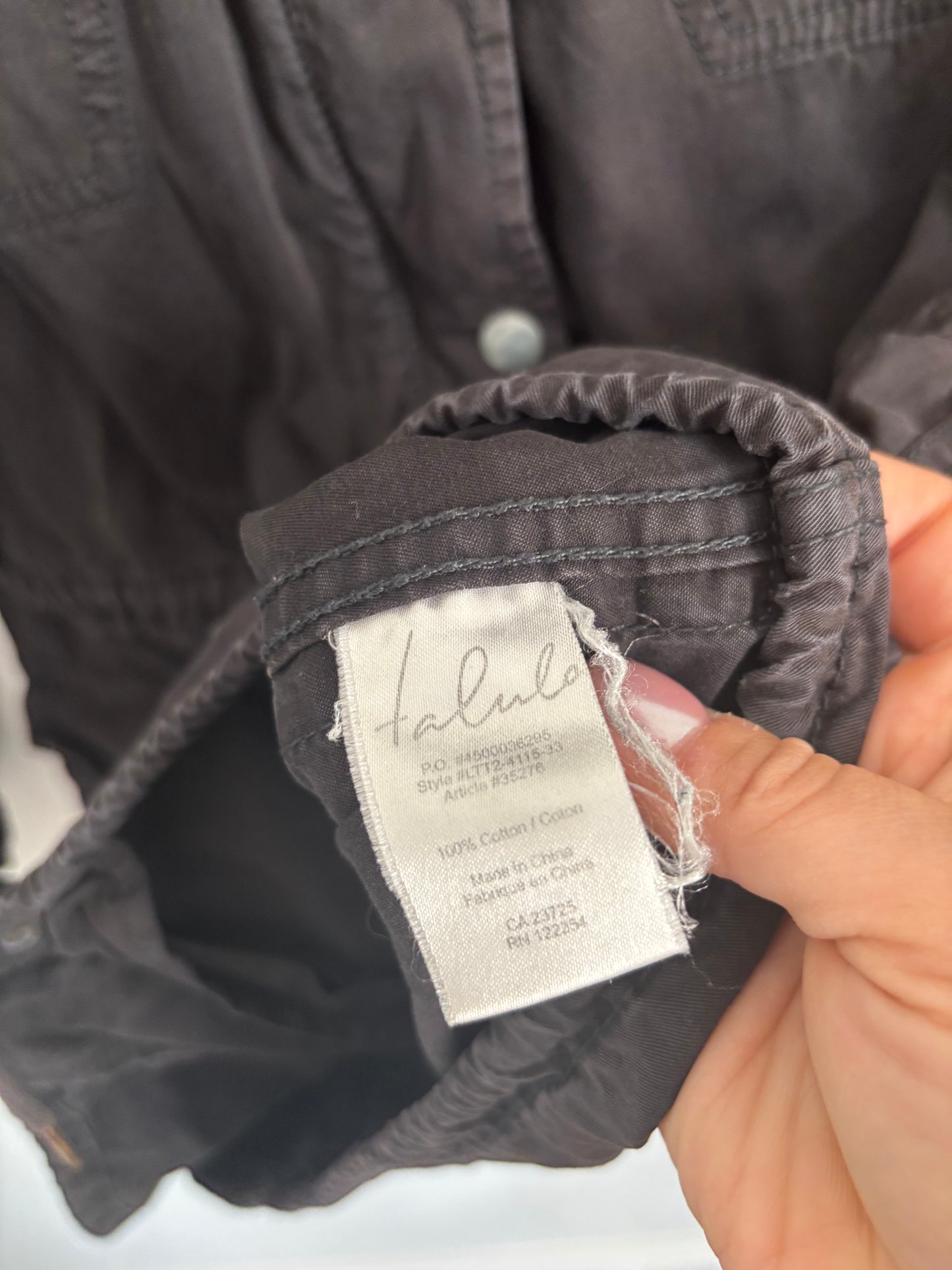 Talula / Aritzia Trooper Black Jacket | XXS (oversized, flaws)