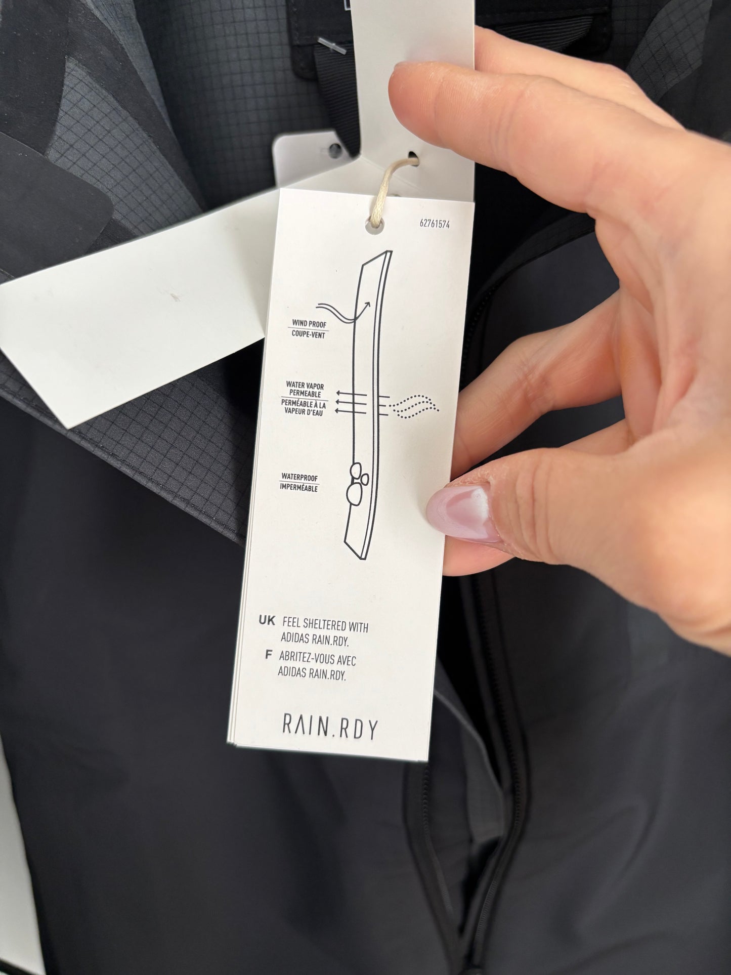 Adidas NWT Hooded Raincoat | XS (oversized fit)