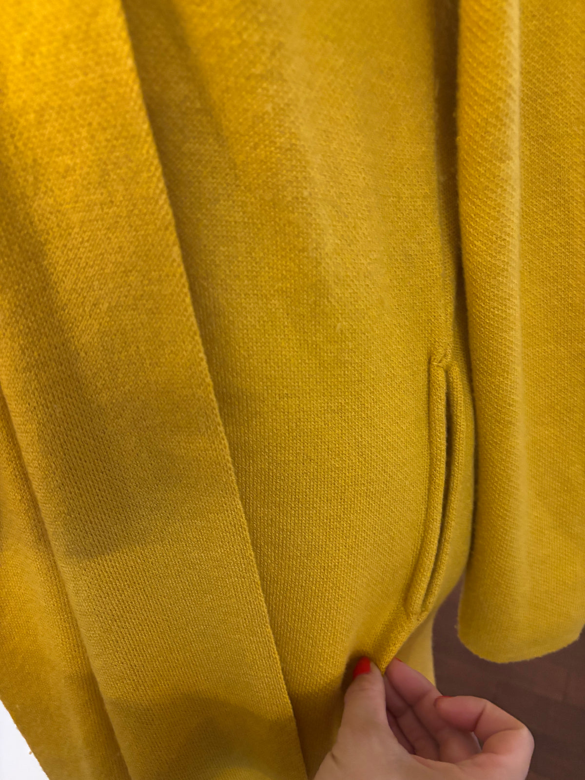 Pink Martini Yellow Long Cardigan | Sz Small (oversized)