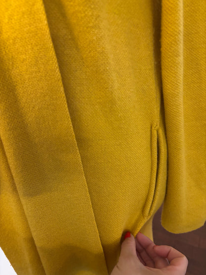 Pink Martini Yellow Long Cardigan | Sz Small (oversized)