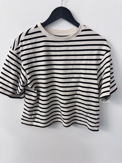Brunette the Label Striped T-shirt (shorts for set available) | Sz XS/S