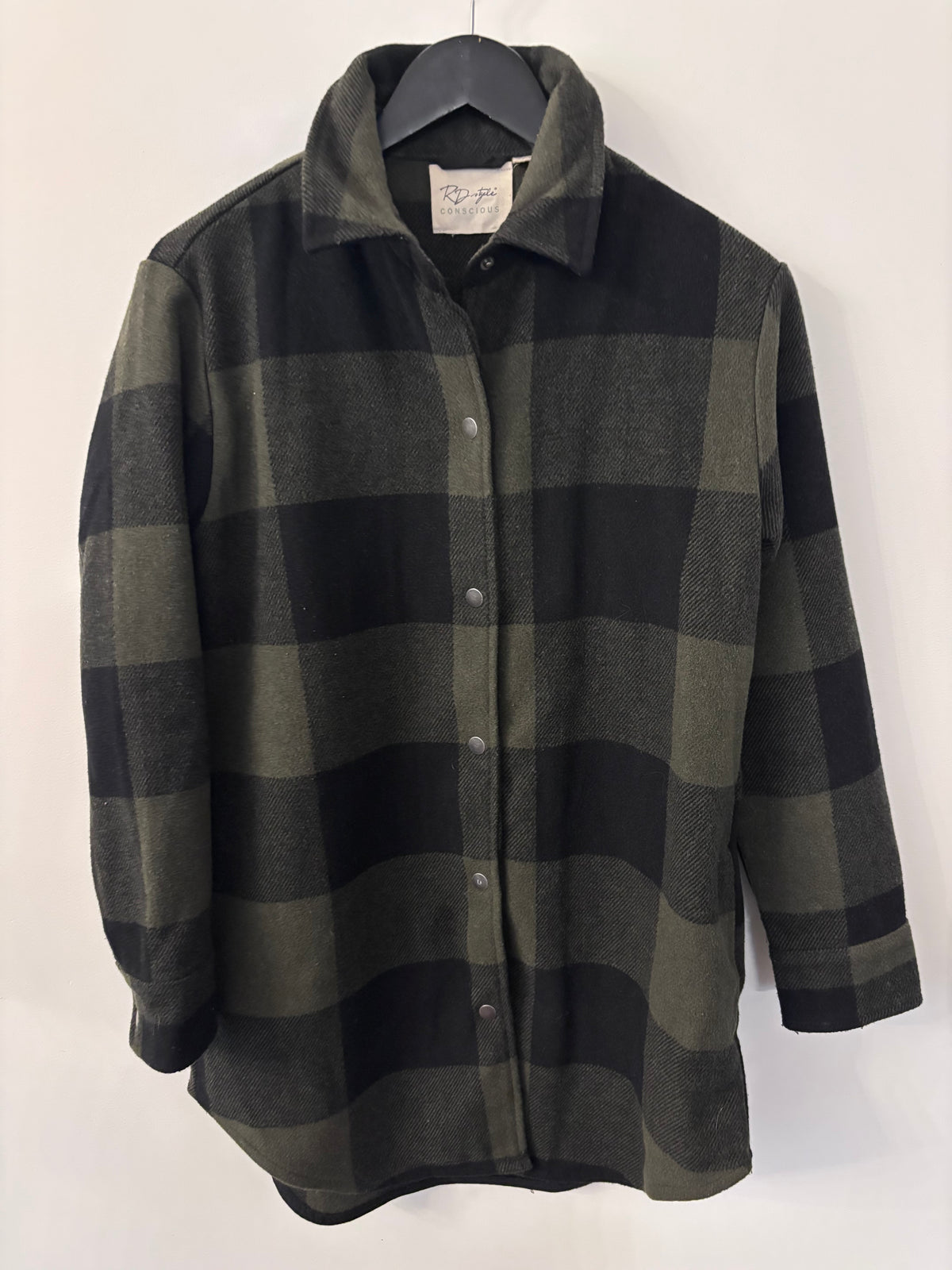 Rd Style Green Plaid Jacket | Sz XS