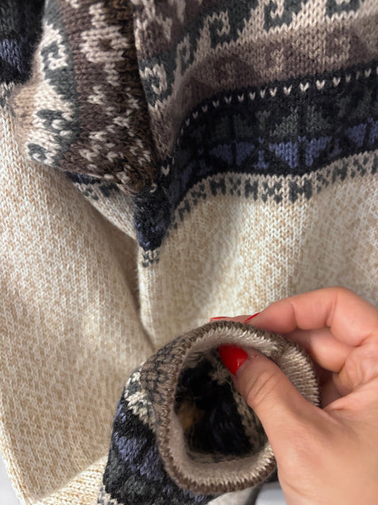 Handmade Sweater (brown) | Sz Small/Medium