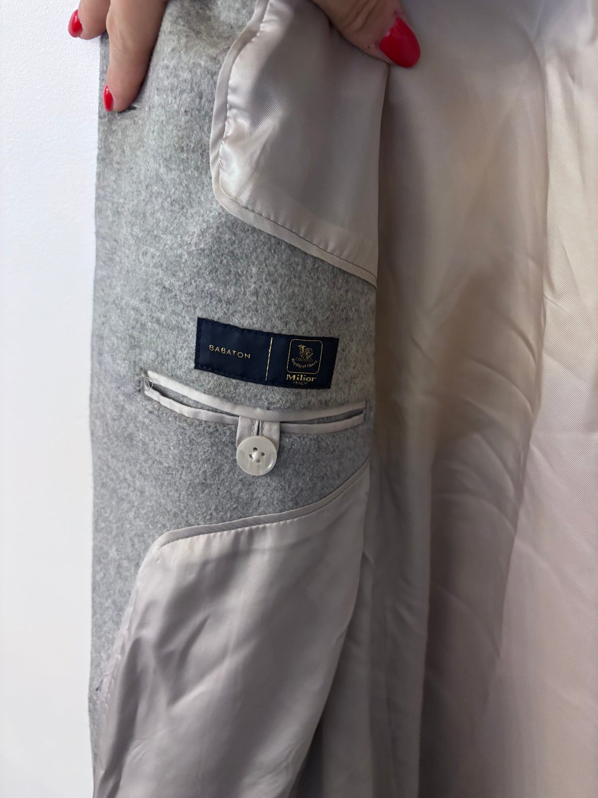 Babaton Grey Wool Jacket | Sz Medium