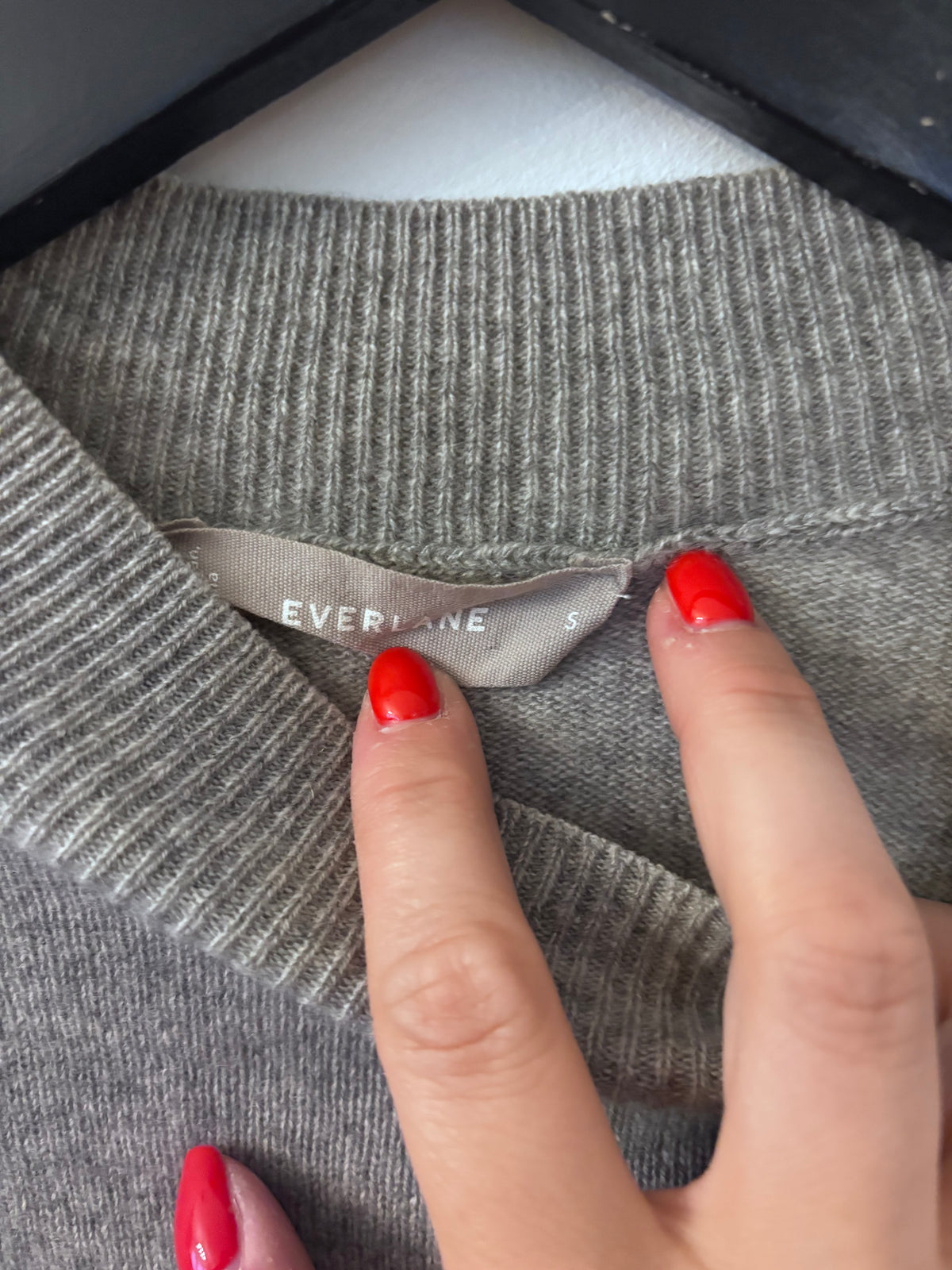Everlane Cashmere High Neck Long Sleeve Sweater | Sz Small