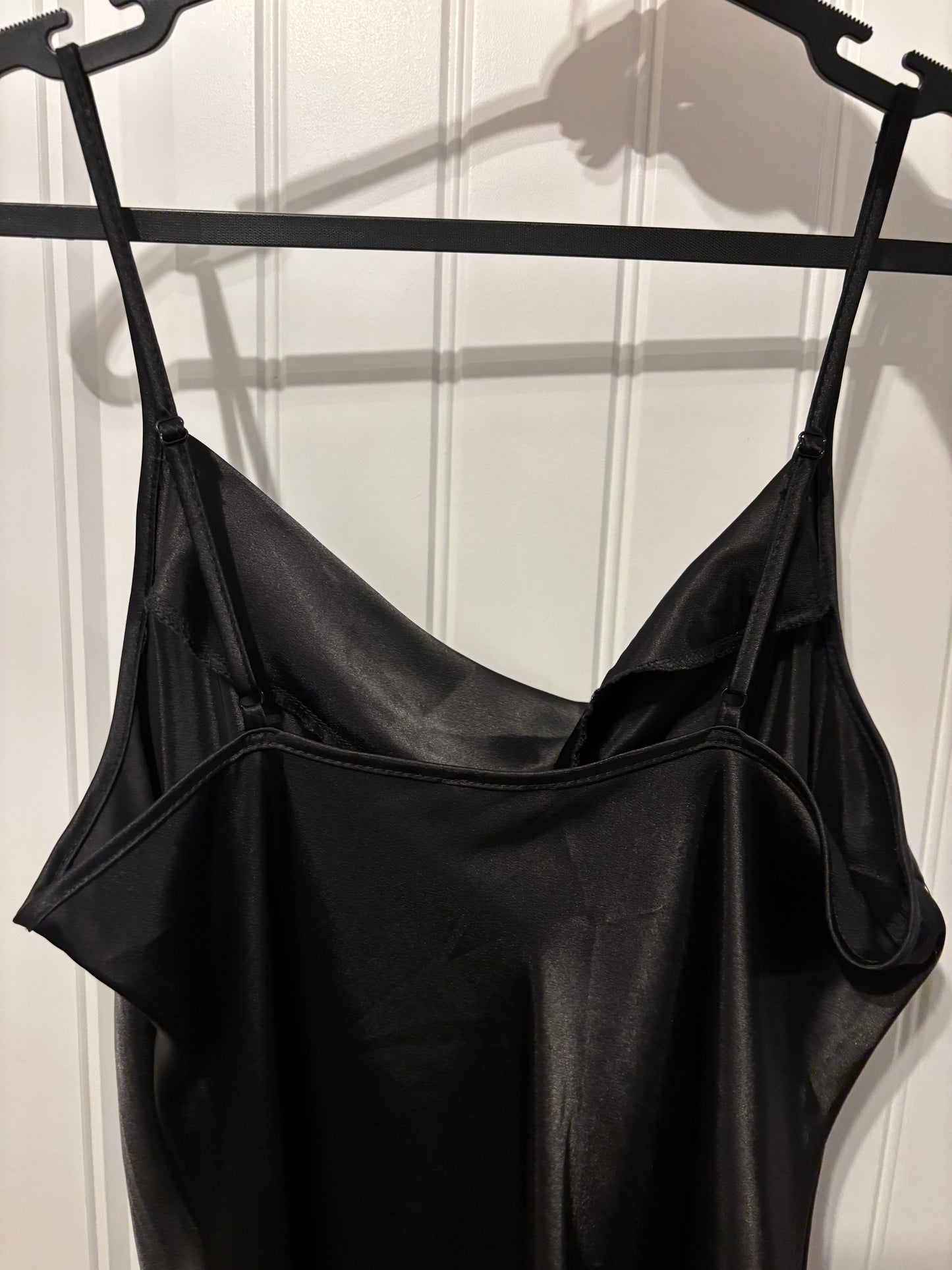 Bebe Satin-like Slip Dress with Cowl neckline | XL