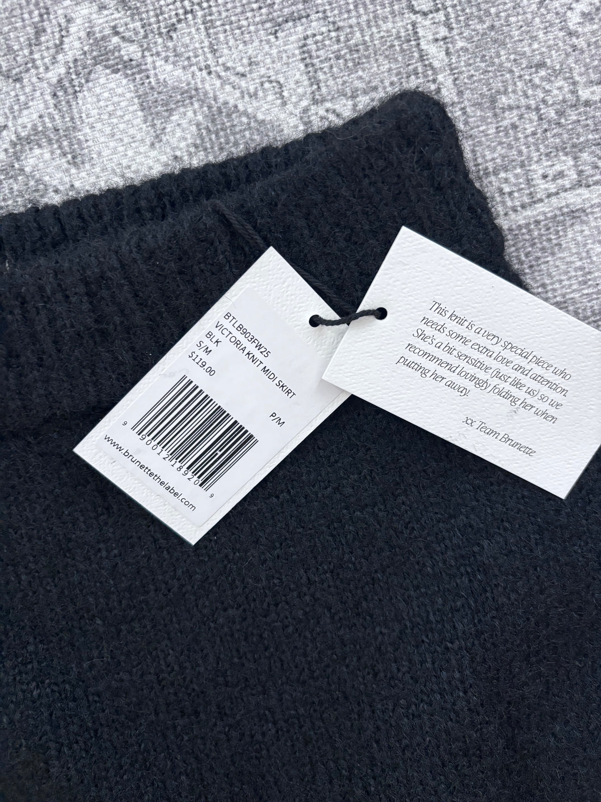 Brunette the Label Victoria Knit Skirt (NWT) | Sz S/M