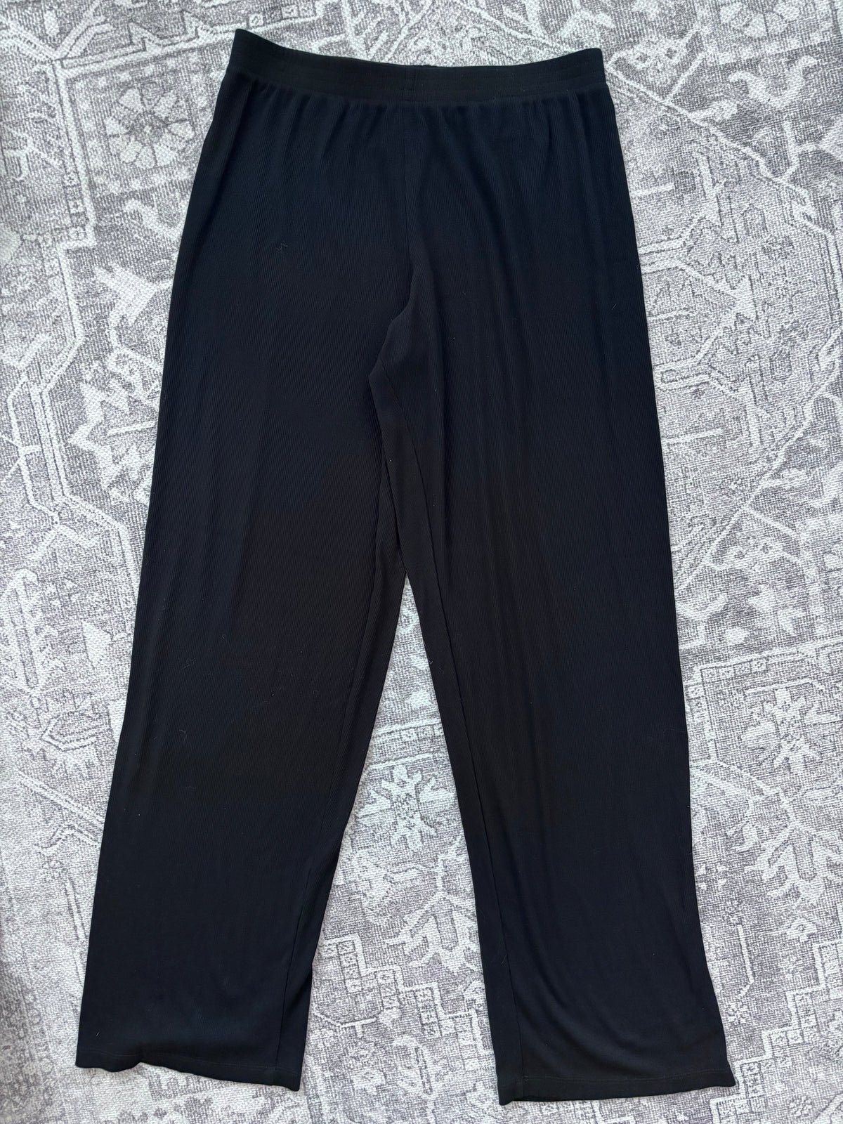 Gentle Fawn Greer Ribbed Black Pants | Sz Medium