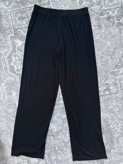Gentle Fawn Greer Ribbed Black Pants | Sz Medium