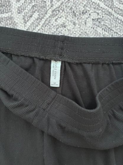 Gentle Fawn Greer Ribbed Black Pants | Sz Medium