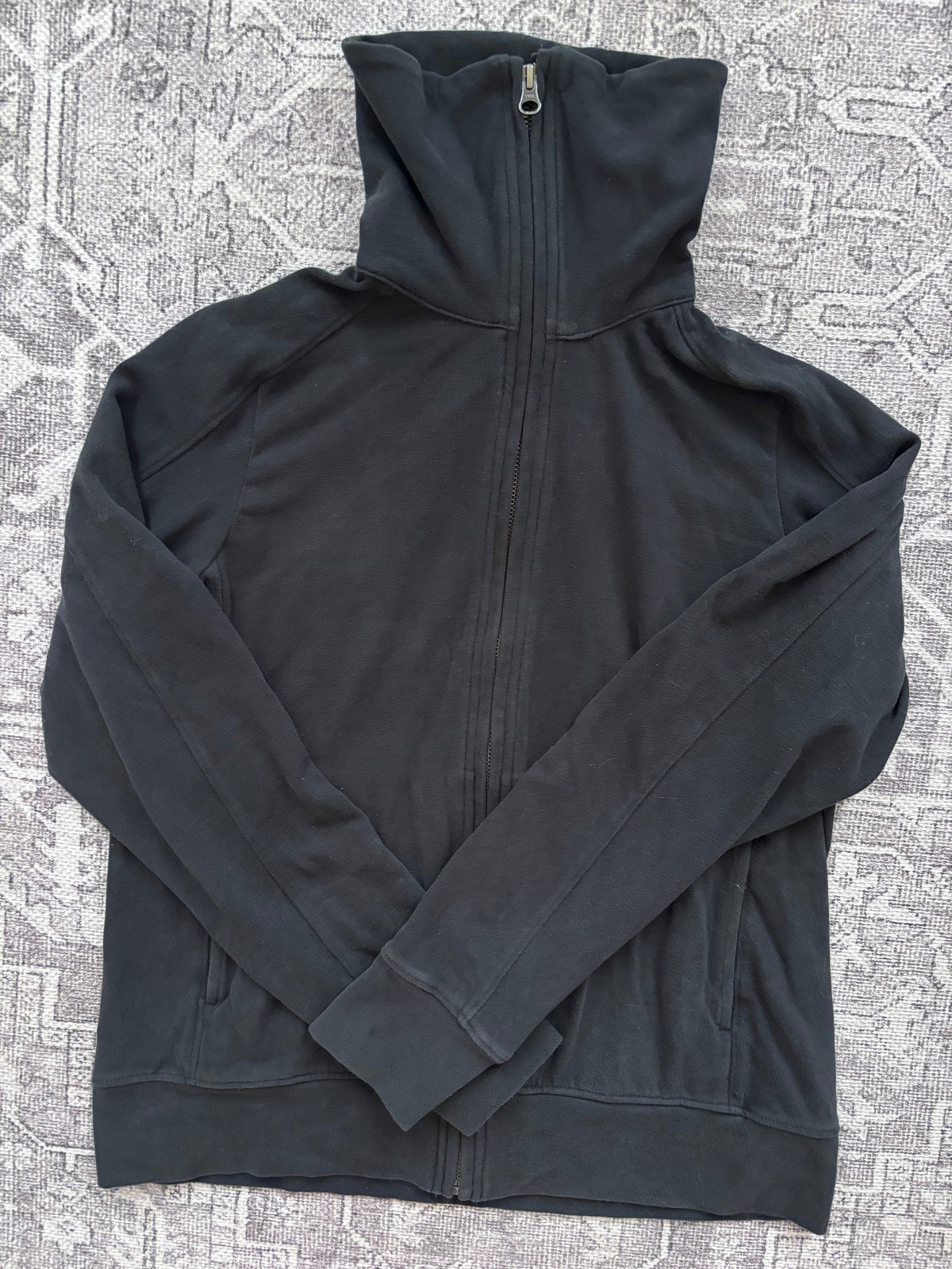 Pact Organic Cotton Cloudknit Zip Sweater | Sz Small