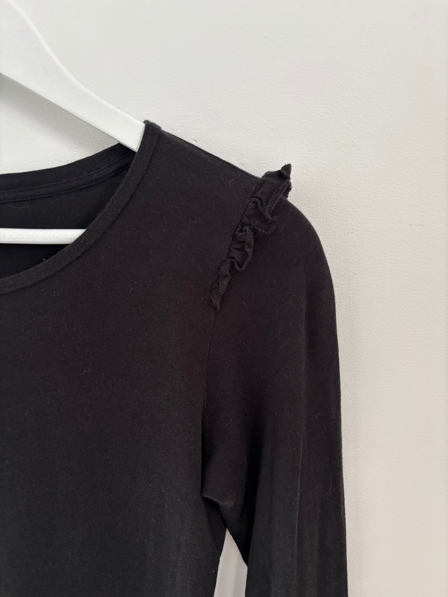 Sunday Best Shirt with Ruffle Shoulder | Small