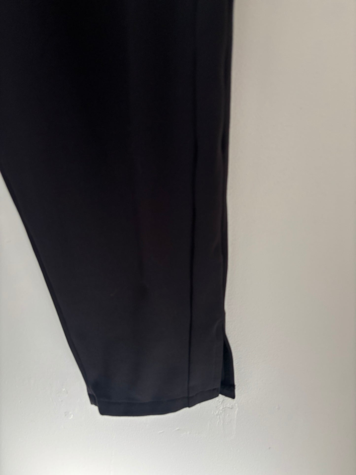 Paper Label Black Asymmetrical Jogger Pants | Small (flaw)