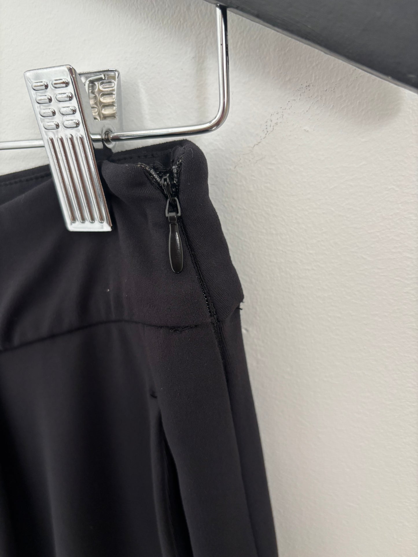 Paper Label Black Asymmetrical Jogger Pants | Small (flaw)