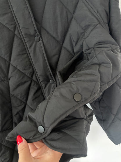 Twik Diamond Quilted Hooded Puffer Jacket| Sz Small (fits like Medium/Large)