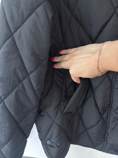 Twik Diamond Quilted Hooded Puffer Jacket| Sz Small (fits like Medium/Large)