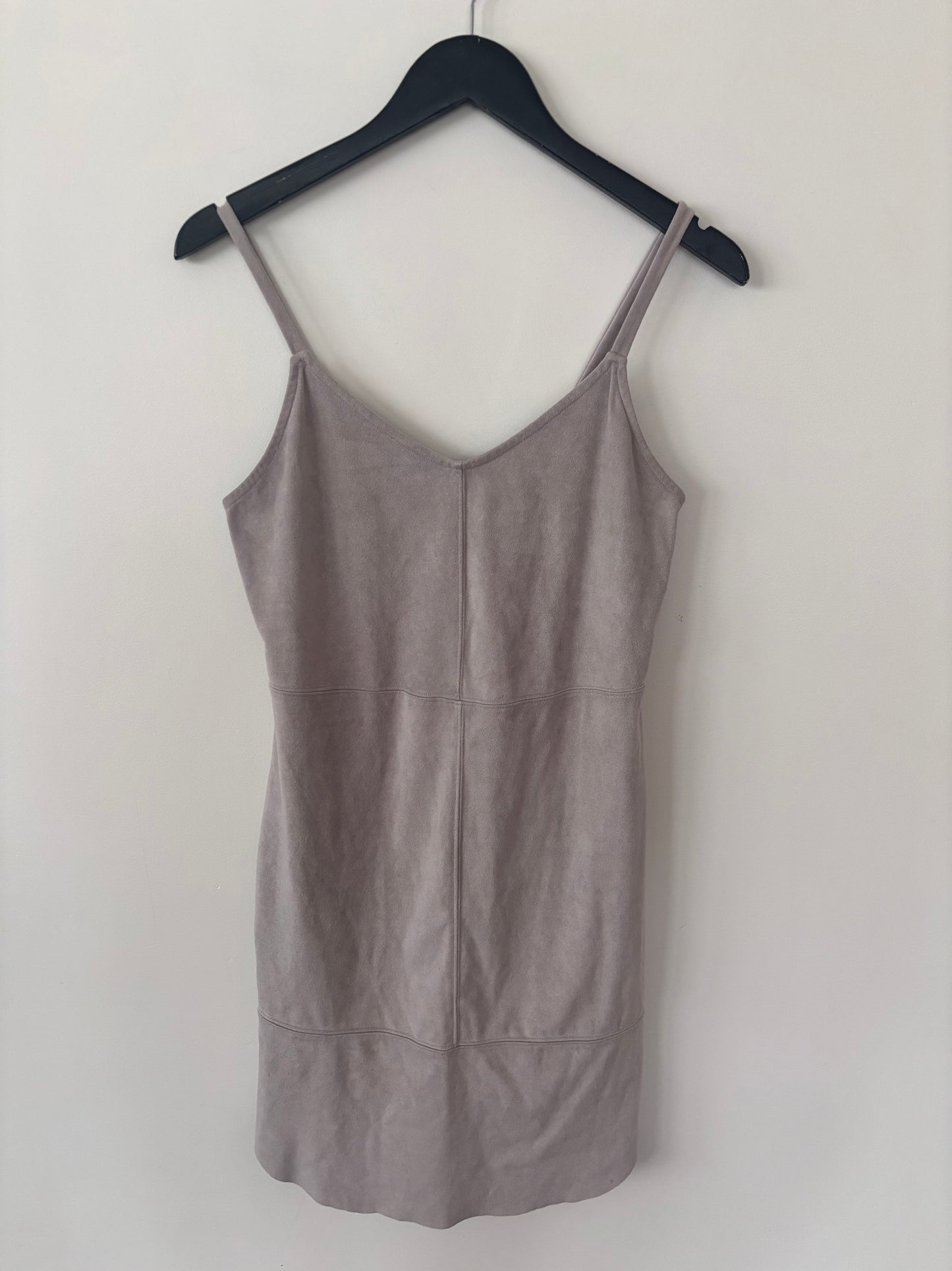 Gentle Fawn Light Grey Suede Dress | Sz Small