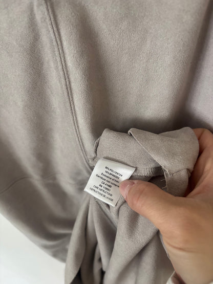 Gentle Fawn Light Grey Suede Dress | Sz Small