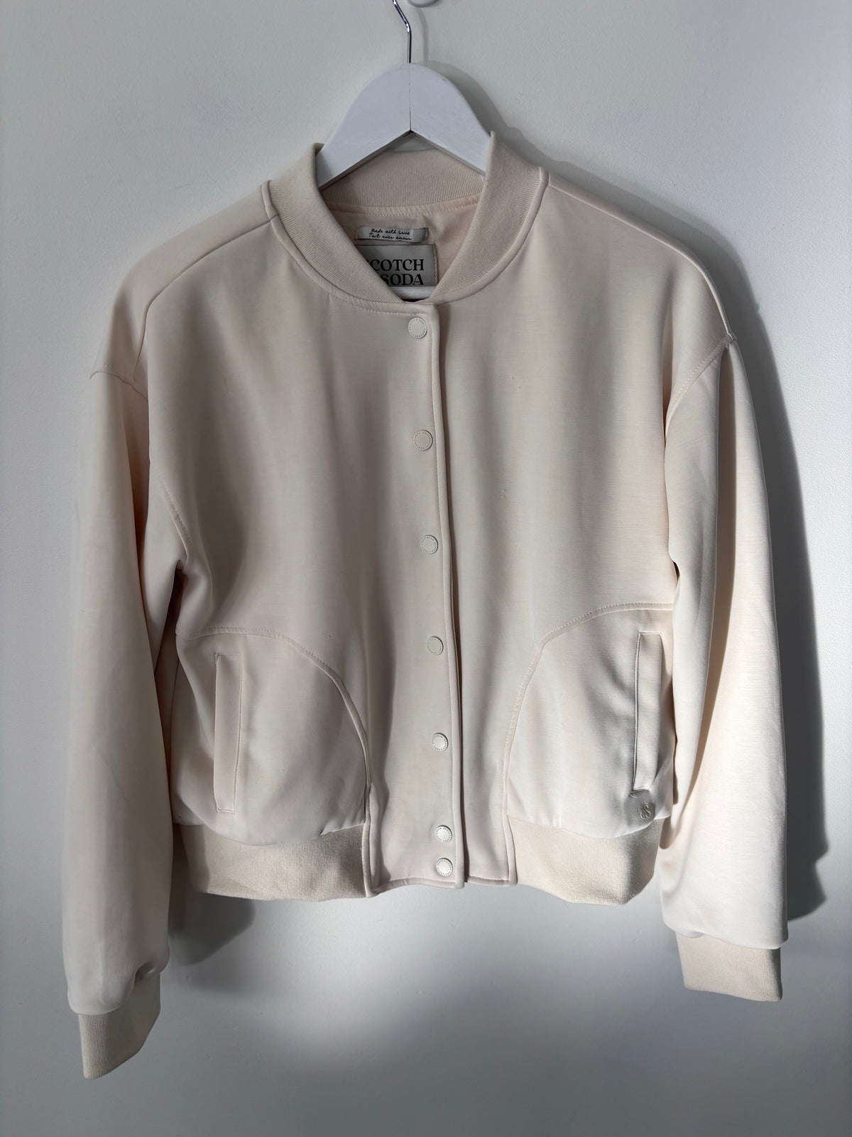 Scotch & Soda Soft Bomber Jacket | Sz Small (flaw)
