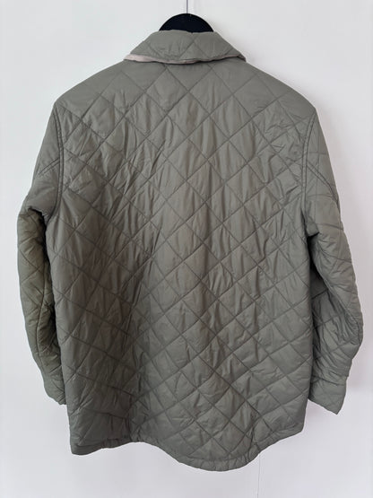 Dex Light Green Quilted Puffer Jacket | Sz Medium