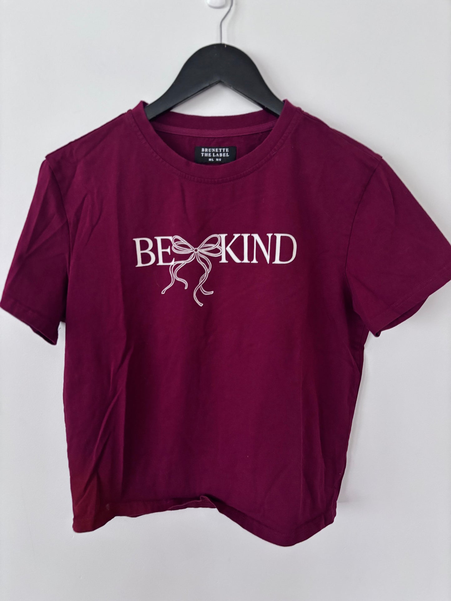 Brunette the Label Be Kind Shirt | Sz M/L (Small fit)